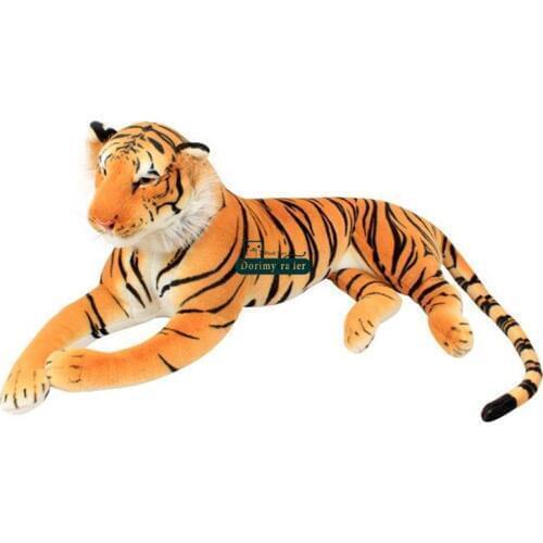 Dorimytrader High Quality 105cm Large Lifelike Emulational Animal Tiger Plush Toy 41'' School Photography Props Kids Play Doll