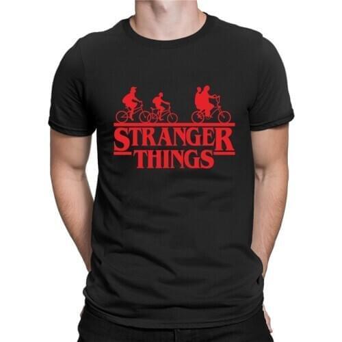 Stranger Things T Shirt Men Funny Design High Quality Cotton Short Sleeve Tees Tops 100% Cotton Casual Clothes Cool Streetwear