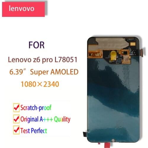 Repair tools + LCD 6.39" Inch For Lenovo z6 pro L78051 LCD Display Assembly+Touch Screen Digitzer Repair Panel Glass