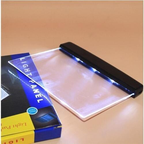 Creative Reading Night Light Flat Plate LED Book Light Portable Travel Dormitory Led Desk Lamp Eye Protect for Home Bedroom