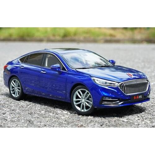 1/18 Scale HongQi Red Flag H5 Blue Diecast Model Car Toy Collection Gift