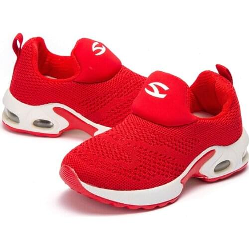 Youth Womens Mens Causal Shoes Mesh Breathable Boys Girls Toddler Shoes 2021 Summer Air Cushion Big Kids Shoes 4-16 Years Old