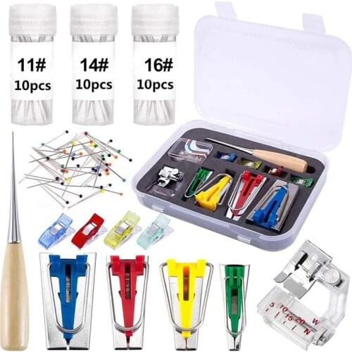 Dailylike Machine Tools Binding Sew Multifunction Sewing Bias Tape Maker Set DIY Patchwork Quilting Tool