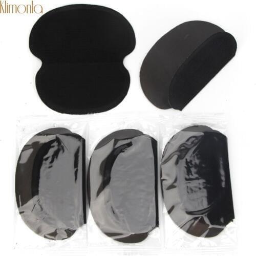 200Pcs(100Pairs) High Quality Sweat-absorbent Stickers Armpit Sweat Absorbing Guards Shoulder Strap Black Adhesive Sweat Pad