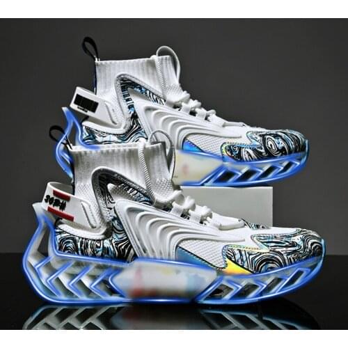 Summer New 2021 Fashion Running Shoes Mens Breathable Walking Trainers Leisure Sneaker Outdoor Gym Sports Footwear Size 39-45