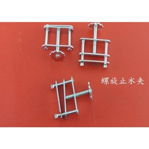 Single spiral water stop clamp rubber tube clamp 3 pcs