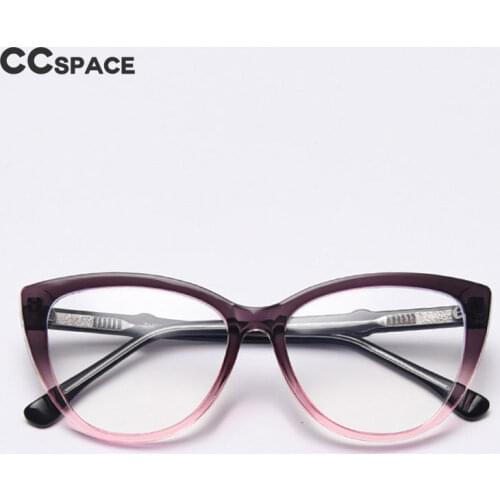 49842 Cat Eye Women Anti Blue Light Optical Glasses Frames TR90 Fashion Computer Eyeglasses