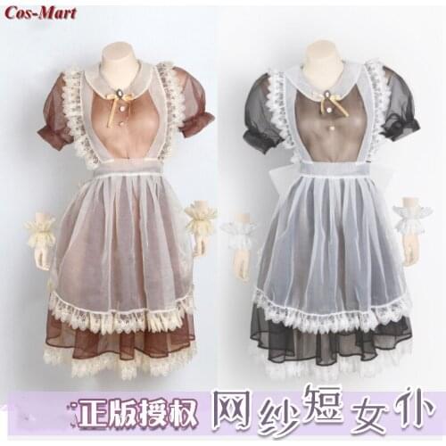 Original Organza Short Maid Dress Cosplay Costume Fashion Lolita Uniform Female Activity Party Role Play Clothing New Arrival