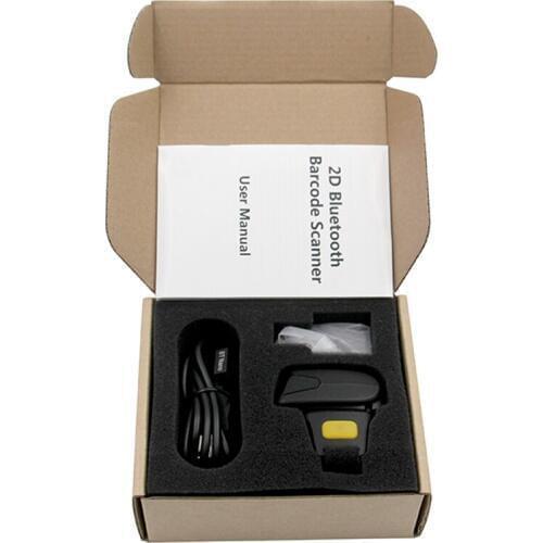 RZ R2 Portable Wearable 2D Bluetooth Ring Barcode Scanner Scanning QR Code Bar Code Reader