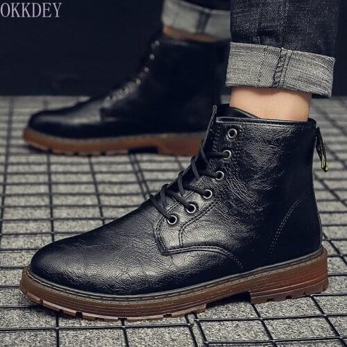 Permeability waterproof, antiskid, warm, deodorant and shock absorption High Top Casual Motorcycle Boots Mens short boots