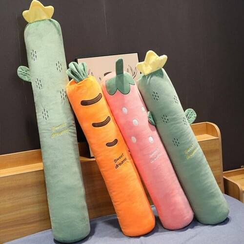 Cute Plant Plush Toys Stuffed Cactus Strawberry Carrot Super Soft Pillow Birthday Xmas Gift For Girl Plush Pregnant woman Pillow