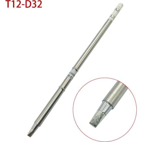 T12-D32 Electronic Tools Soldeing Iron Tips 220v 70W For T12 FX951 Soldering Iron Handle Soldering Station Welding Tools
