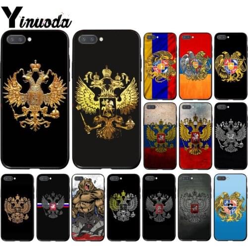 Yinuoda Armenia Albania Russia flag Emblem Phone Case for Huawei Honor 8X 9 10 20 Lite 7A 5A 7C 10i 9X pro Play 8C