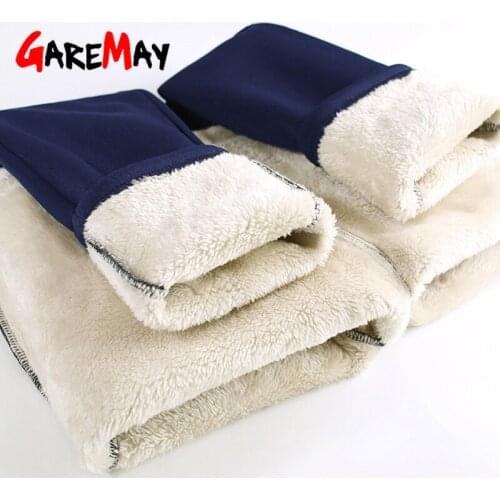 Winter Warm Pants for Women High Waisted Black Pants Womens Fleece Wool Trousers Casual Skinny Stretch Leggings Solid Female