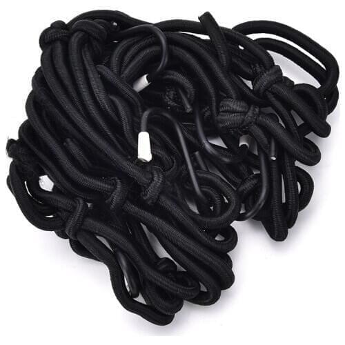 1pcs JETTING Motorcycle 6 Hook Mesh Bag String Bag Sundries Net Rope Luggage Bungee Holder Motorcycle Accessories