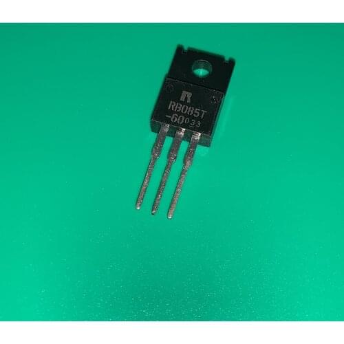 10pcs/lot RB085T-60 TO-220F DIODE ARRAY SCHOTTKY 60V TO220FN RB085T -60 RBO85T