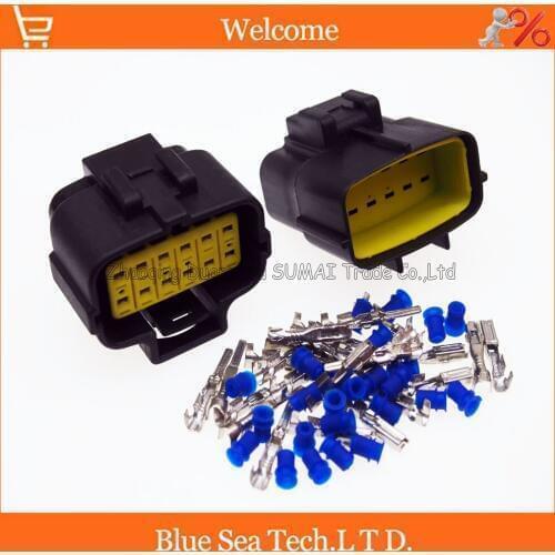 12 Pin 1.8mm male and female waterproof electrical plug connector for VW,Audi,etc