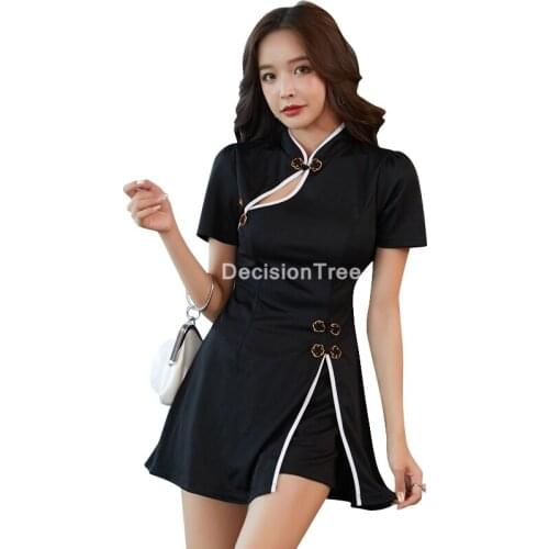 2021 chinese dress sexy bandage dress qipao chinese style qipao dress+pants set retro qipao elegant party dance costume qipao