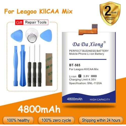 High capacity BT-565 4550mAh Battery For Leagoo KIICAA Mix T5 T5C Smart Phone Battery+ + free tools