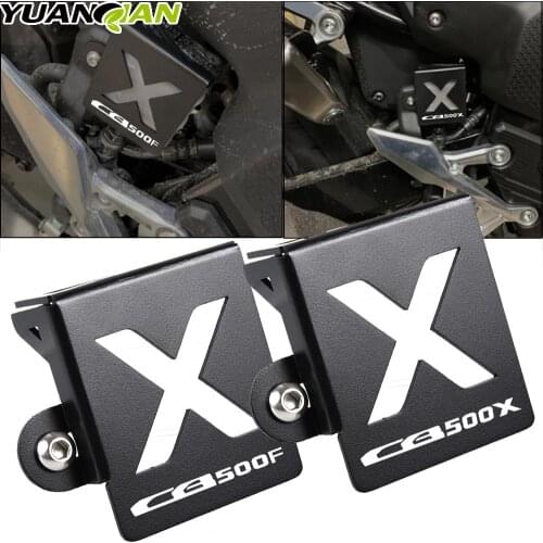 For Honda CB500X CBR500R CB500F CB 500X 500F 400X 400F CB400X 400F Accessories Rear Brake Fluid Reservoir Cover Protective Gurad
