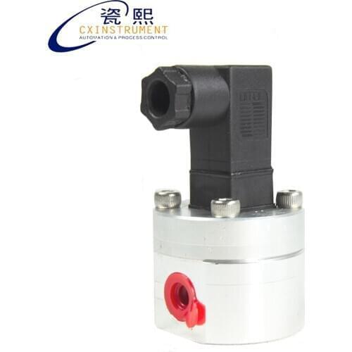 Anodized aluminum material Pulse Output 0.5% Accuracy Compressor Industry Fuel Oil Consumption Micro Oval Gear Flow Sensors
