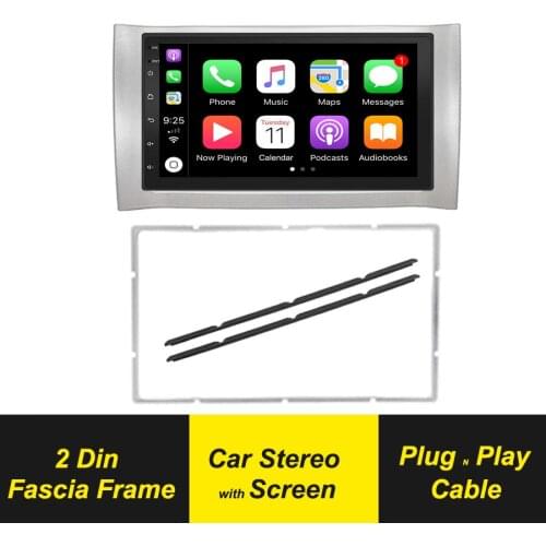 2 Din Car Radio Facia For Chery Kimo A1 2007+ J1 (A1) 2009+ Stereo DVD CD Player Panel Dash Kit GPS Navigation Android Player