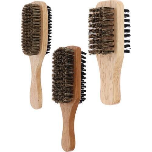 Double Sided 100% Club Brushes, Soft but Firm Bristles, Pack of 3, Small+Medium+Large