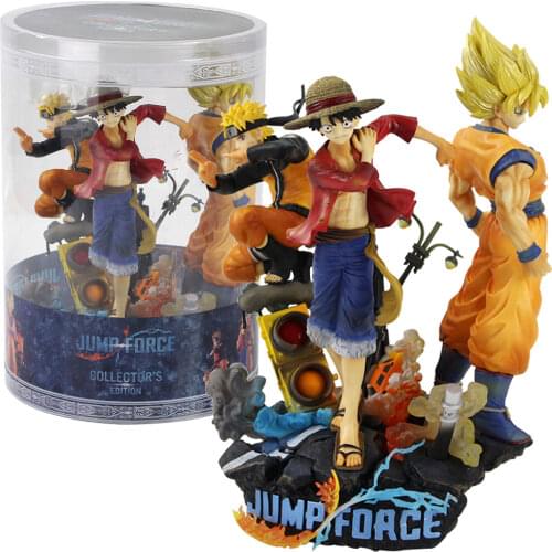 28cm Naruto Shippuden Dragon Ball Z DBZ Anime Son Goku Uzumaki Naruto Decoration Action Figure Model Toy Kids GIft Brinquedos