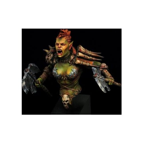 New Unassembled high 1/10 ancient woman warrior with Axe bust (NO BASE ) Resin Figure Unpainted Model Kit