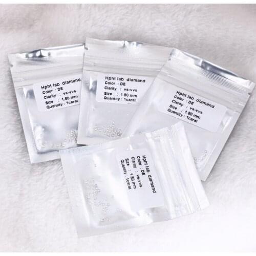 Round 1.8mm DEF Color VS Clarity Loose Lab Grown HPHT Diamond for Jewelry Making