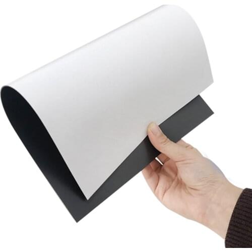 A4 Magnet Sheets Black Magnetic Mats for Refrigerator Photo and Picture Cutting Dies Craft Magnets Magnetic on One Side 0.3mm