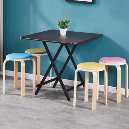 Folding Table, Dining Table, Family Snack, Portable Outdoor Table, Square Dormitory, Simple Rental Table