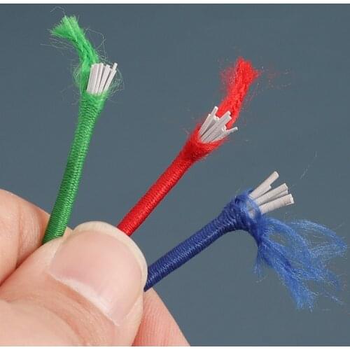 100meter thin round rubber band clothing drawstring elastic 2.5mm High-strength beef tendon rope accessories with buckle