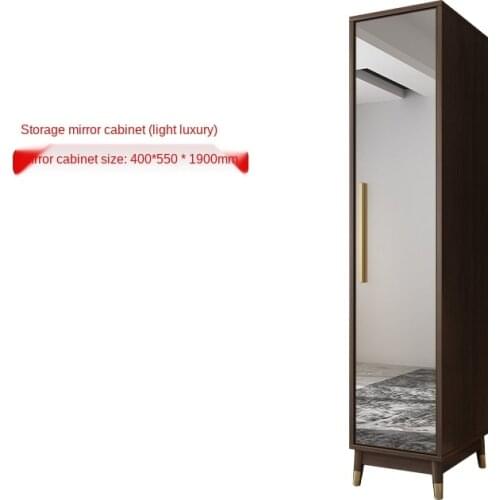 Bedroom modern wind assembly on the door of the large wardrobe simple home economy push and pull wardrobe