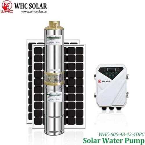 WHC SOLAR water pump 300W 600W 0.5hp 35m