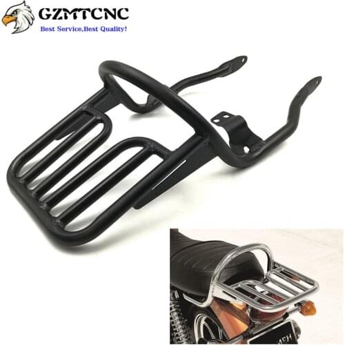 Rear Luggage Rack Carrier Holder Saddlebag Cargo Box Support Passenger Grab for Triumph Bonneville T100 02-15 Bonneville SE 08