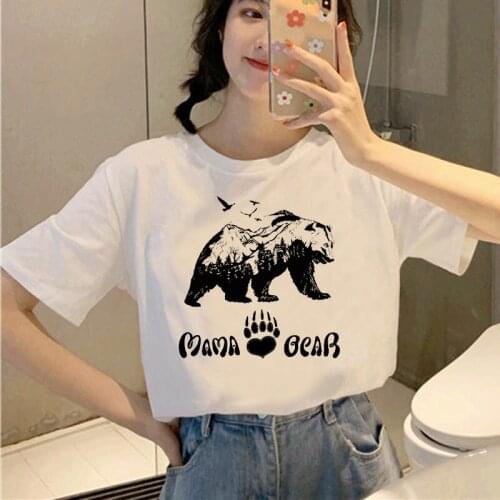 Women Animal Print T-Shirts Summer Short Sleeve Casual Tops Tee Oversized Fashion T-Shirt Harajuku Female Clothing T-Shirt