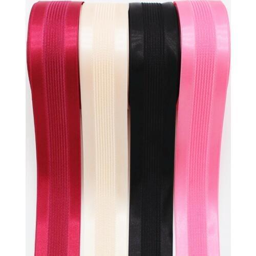 1-1/2 38mm high quality striped ribbon 10 yards DIY handmade material headdress satin bamboo section
