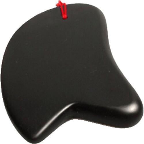 1Pc Chinese Traditional Scraping Plates Acupuncture Massage Gua Sha Natural Bian Stone Without Red Rope Therapy Body Tools