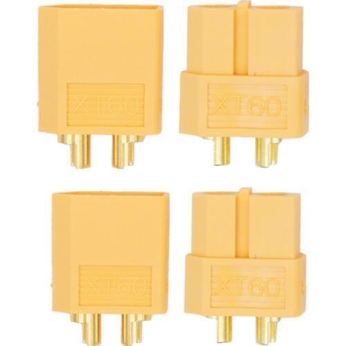 2pairs/lot XT60 Bullet Connectors Plugs Male Female For RC Battery Connectors 20% off