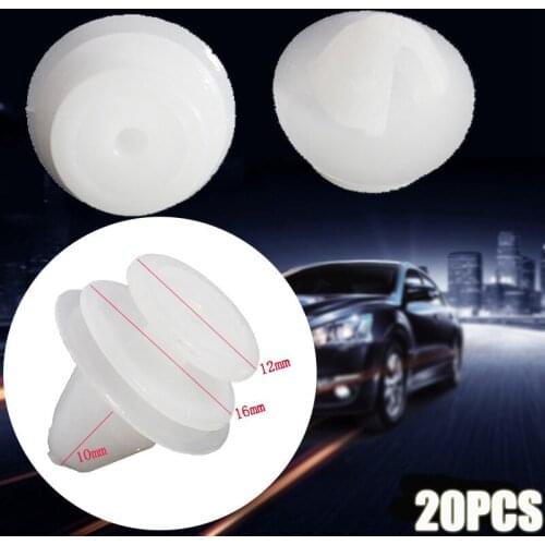 20Pcs Inner Door Buckle Clips Auto Car Panel Mounting Bumper Door Trim Clips Holder For Citroen Peugeot 1007 206 207 307 607