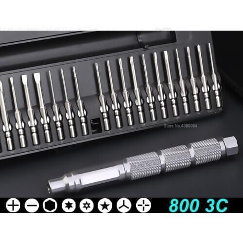 23Pcs Precision Screwdriver Bits for Phones/Computers/Electronics/Laptops Magnetic Repair Tools Kit 800 3C Hand Tools Set