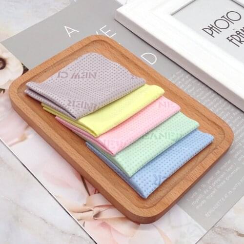 5pcs Non-slip Wipes Cleaner Clean Glasses Lens Cloth For Sunglasses Microfiber Eyeglass Clothes For Camera Computer Customized