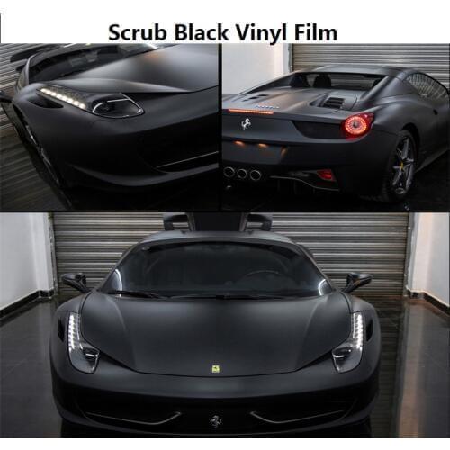 Car Styling 150x30CM Glitter Scrub Black Headlight Tail Body Decoration Light Tint Vinyl Film Cover Decal For Audi Honda Hyundai