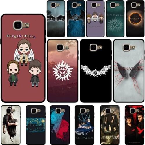 YNDFCNB TV Show Supernatural Wings Phone Case for Samsung A6 A7 A8 A10 A20 A21 A30 A30s A31 A40 A50 A51 A52 A70 A71
