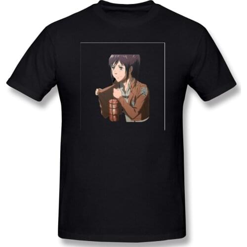 Man Sasha Attack In Titans Armin,Erwin Smith,Survey Corps,Colossal Titan Everyday Cool Graphic T-shirts