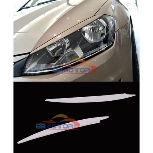 Home / For VOLKSWAGEN / GOLF / Eyelids eyebrows FRONT headlight brows 1Pair for VW GOLF 7 GTi MK7 2014UP V091F