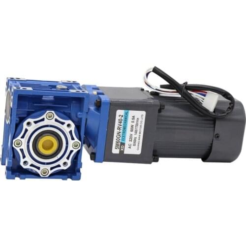 High torque motor 220V AC motor 60w slow speed motor low speed motor worm gear motor