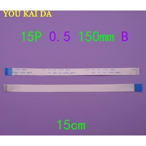 1X FFC FPC Flexible Cable Touchpad flex cable Length 15cm 15 Pin 15P 0.5mm 150mm B