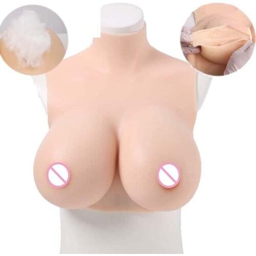 Roanyer Crossdresser Large C Cup Silicone Fake Boobs Huge Breast Forms Realistic large Breast For Crossdressing Cosplay shemale